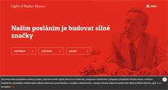Desktop Screenshot of ogilvymorava.cz