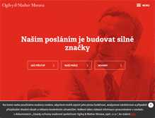 Tablet Screenshot of ogilvymorava.cz